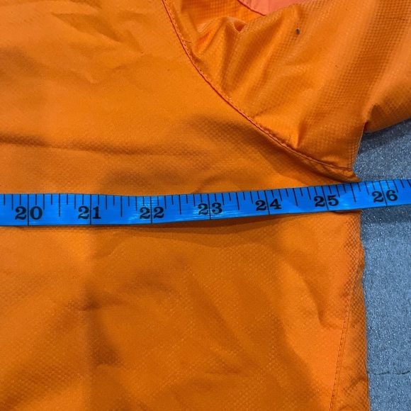 [L/Ptp26”]Zero Restriction Mens Orange Tour Series Wind S/S Shirt Jacket 1/4 Zip - Picture 4 of 11
